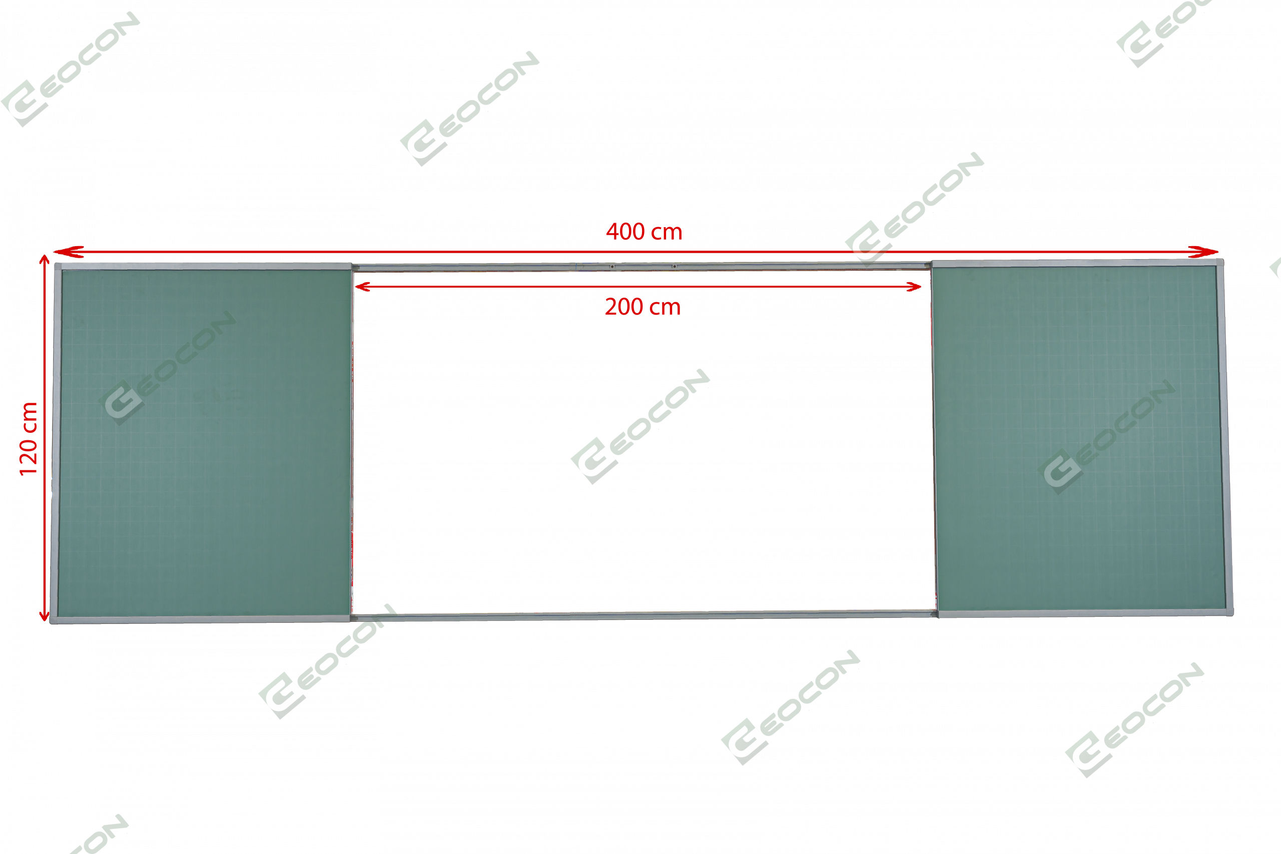 Bảng trượt ngang 4 tấm - Ảnh 4