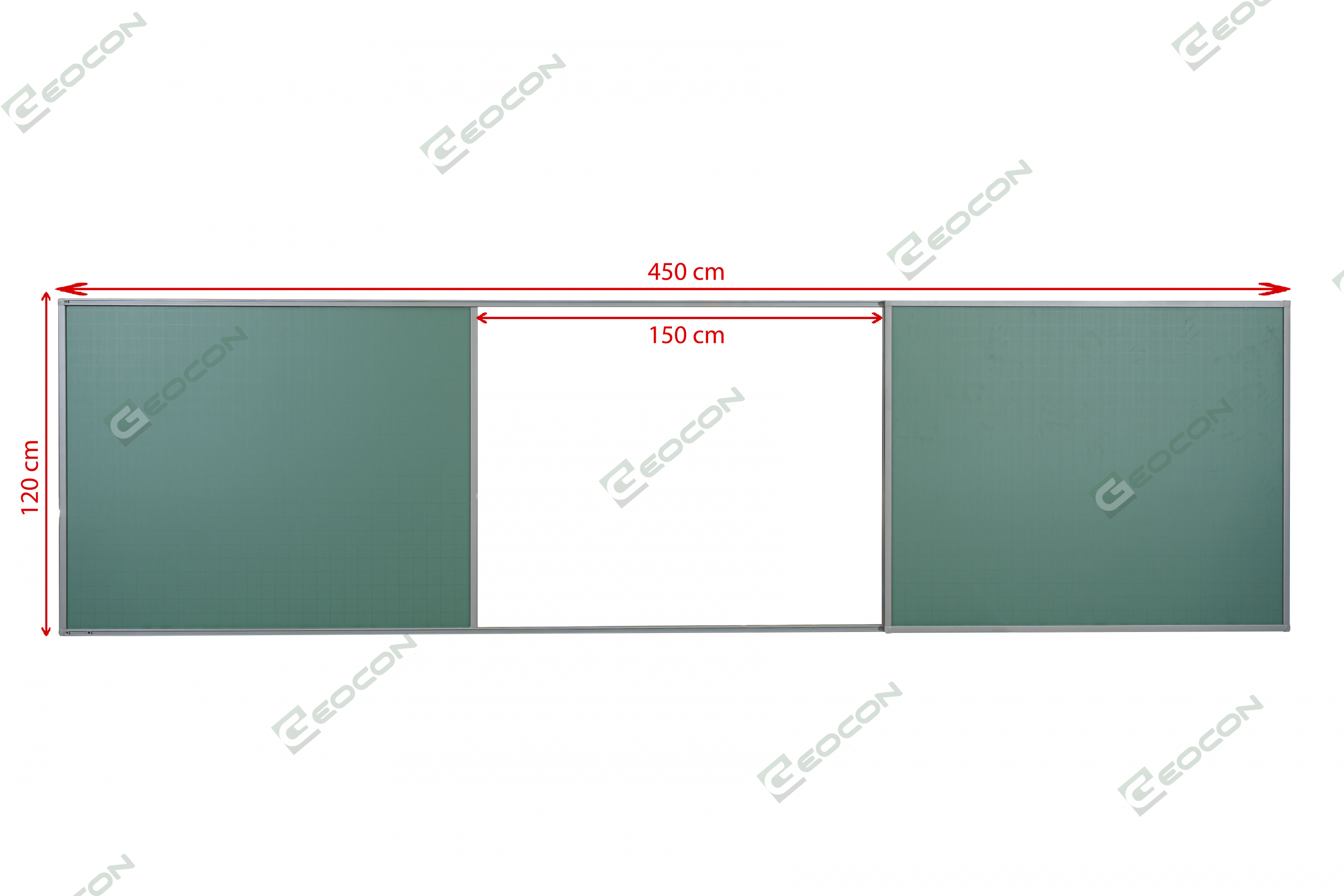 Bảng trượt ngang 3 tấm - Ảnh 3